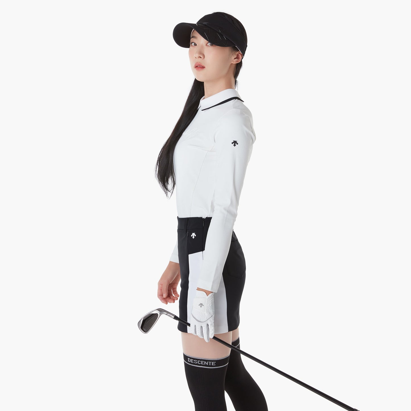 BASIC COLLARED LONG-SLEEVE T-SHIRT 女士 高爾夫球上衣