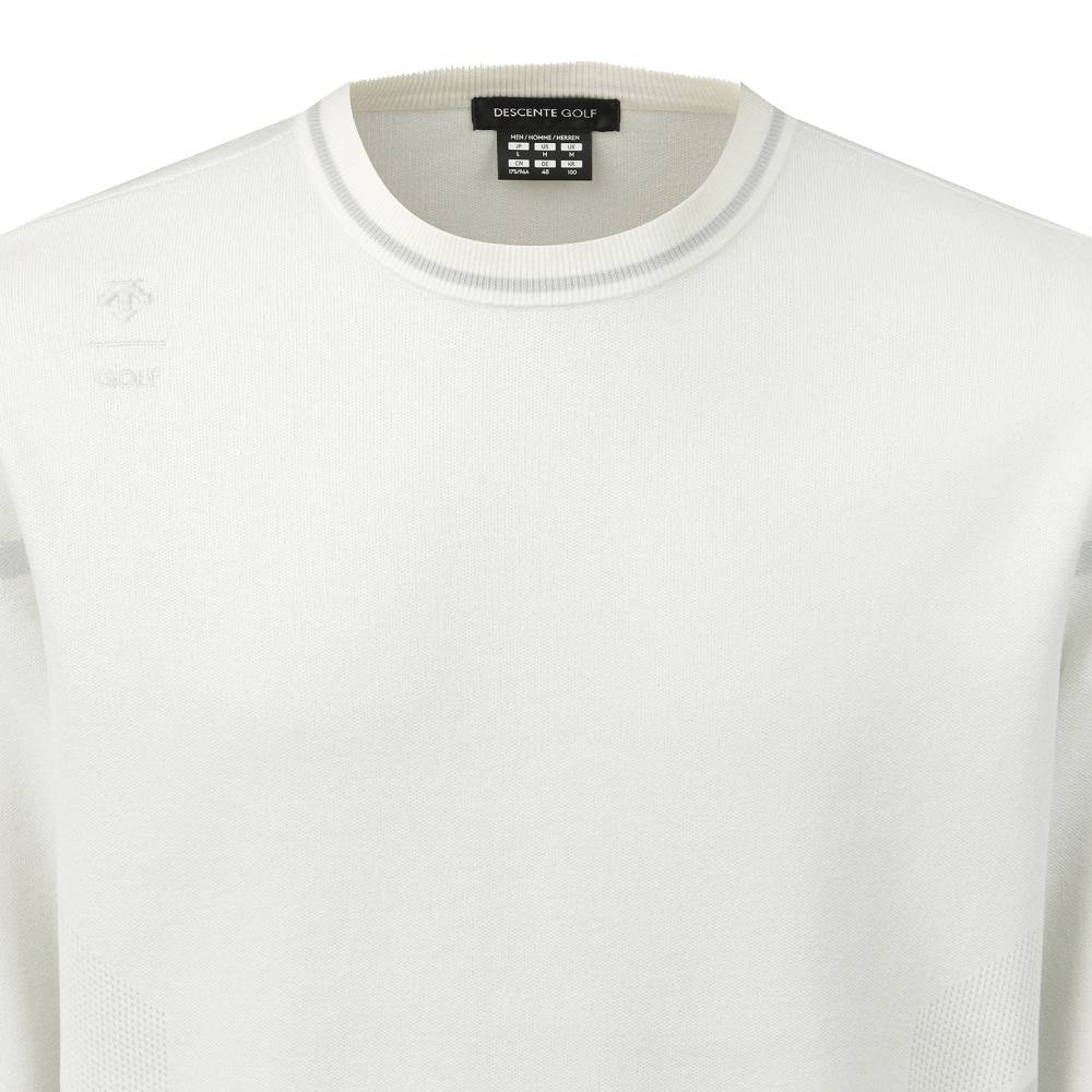 SOLID SINGLE-LAYERED ROUND SWEATER 男士 高爾夫針織衫