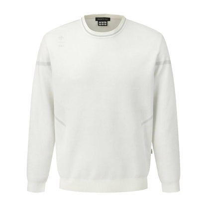 SOLID SINGLE-LAYERED ROUND SWEATER 男士 高爾夫針織衫