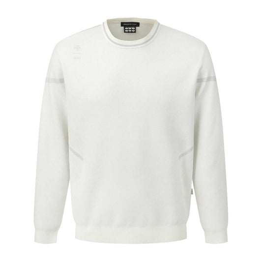SOLID SINGLE-LAYERED ROUND SWEATER 男士 高爾夫針織衫