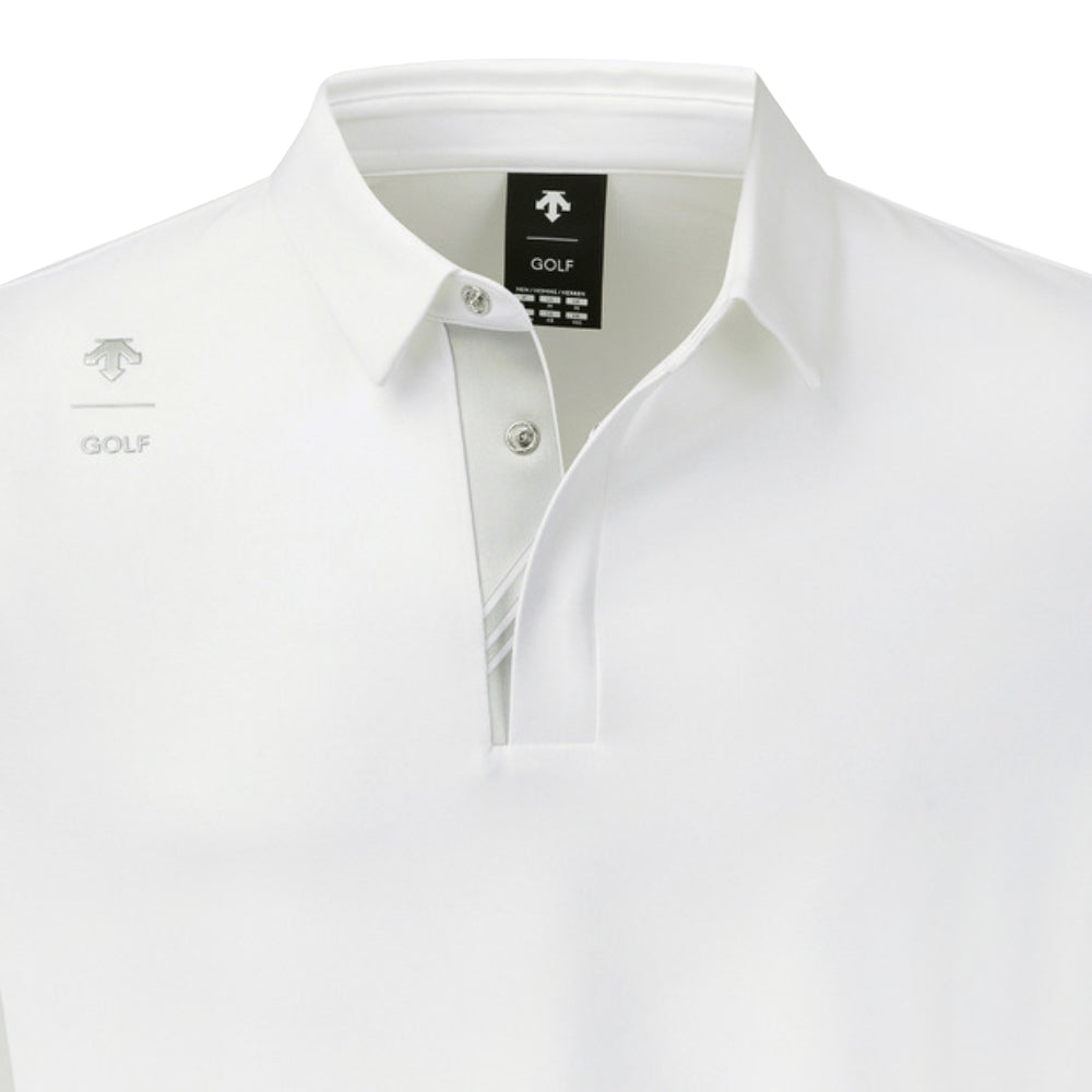 SIGNATURE JACQUARD Y-COLLARED LONG-SLEEVED T-SHIRT 男士 高爾夫POLO衫