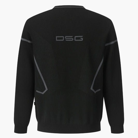 SOLID SINGLE-LAYERED ROUND SWEATER 男士 高爾夫針織衫