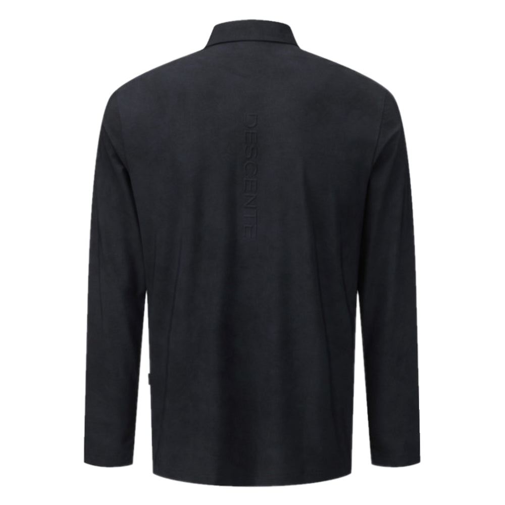 ALL-OVER PATTERNED Y-COLLARED LONG-SLEEVED T-SHIRT 男士 高爾夫POLO衫