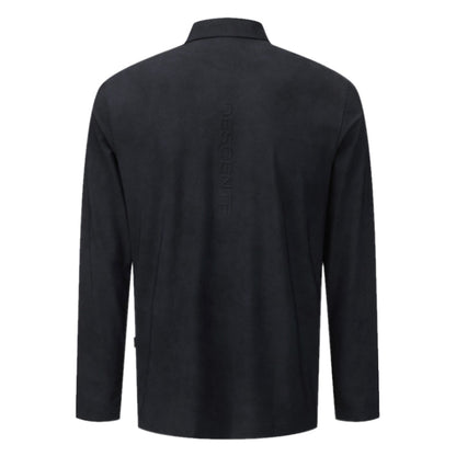 ALL-OVER PATTERNED Y-COLLARED LONG-SLEEVED T-SHIRT 男士 高爾夫POLO衫