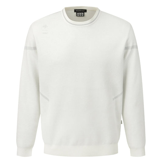 SOLID SINGLE-LAYERED ROUND SWEATER 男士 高爾夫針織衫