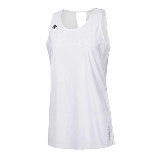 Layered Longlength Sleeveless 女士 跑步上衣