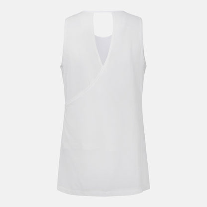 Layered Longlength Sleeveless 女士 跑步上衣