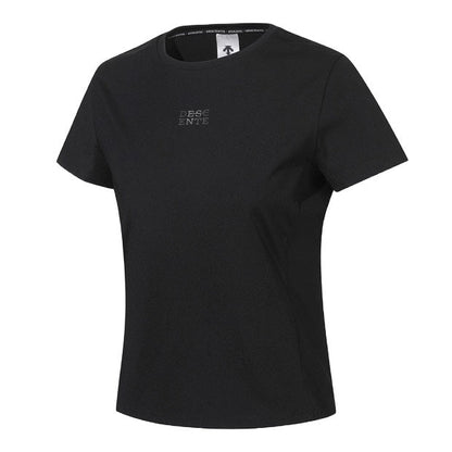 WOMENS SLIM FIT SEMICROP HALF SLEEVE T-SHIRTS 女士 中短版運動上衣