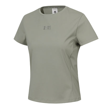 WOMENS SLIM FIT SEMICROP HALF SLEEVE T-SHIRTS 女士 中短版運動上衣