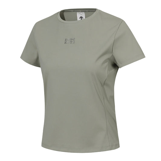 WOMENS SLIM FIT SEMICROP HALF SLEEVE T-SHIRTS 女士 中短版運動上衣