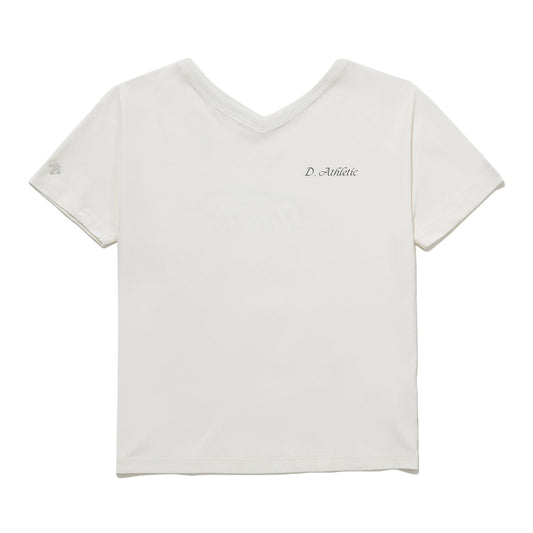 REVERSIBLE GRAPHIC HALF SLEEVET-SHIRTS 女士 運動上衣(雙面穿著)
