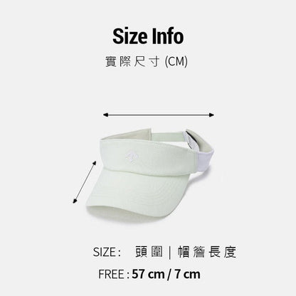 RUNNING SLANDER LIGHT WEIGHT SUN VISOR 女士 運動遮陽帽