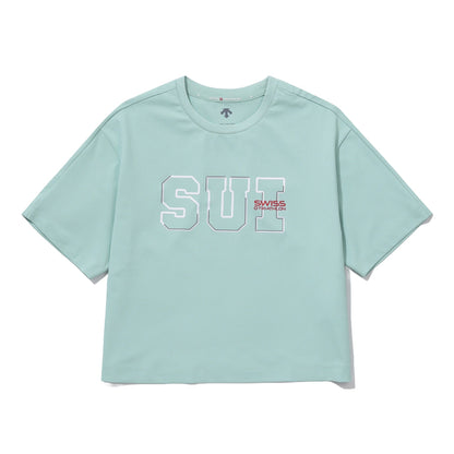 SUI TEAM CROP T-SHIRTS 女性 運動上衣