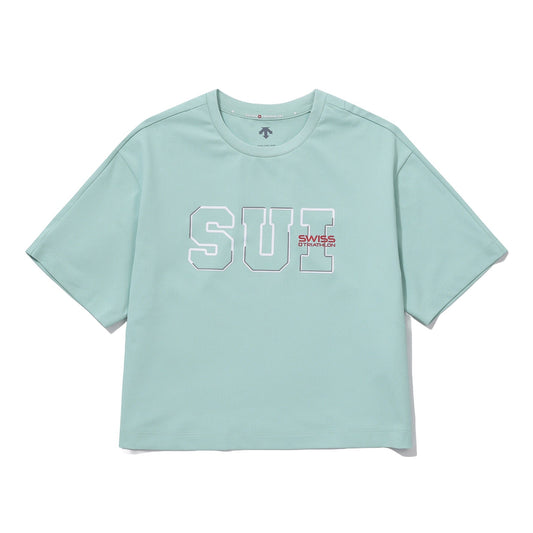 SUI TEAM CROP T-SHIRTS 女性 運動上衣