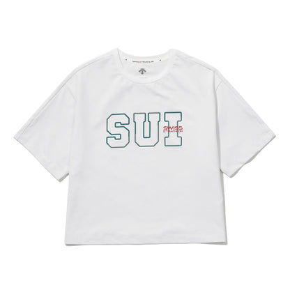 SUI TEAM CROP T-SHIRTS 女性 運動上衣