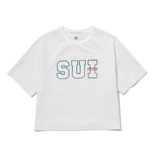 SUI TEAM CROP T-SHIRTS 女性 運動上衣