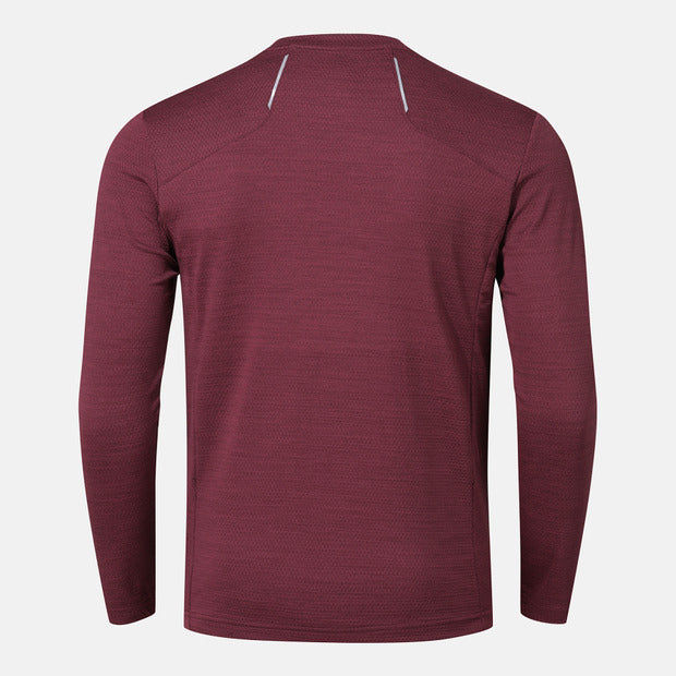 RUNNING FUNCTIONAL WAFFLE FLEECE LONG SLEEVET-SHIRTS 男士 運動上衣