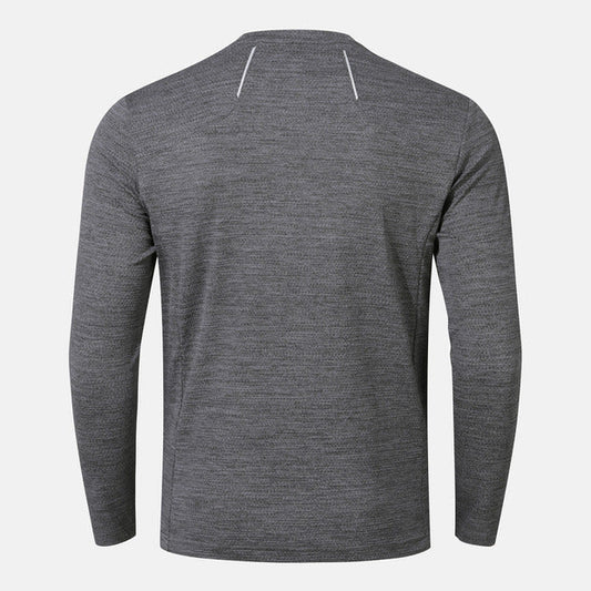 RUNNING FUNCTIONAL WAFFLE FLEECE LONG SLEEVET-SHIRTS 男士 運動上衣