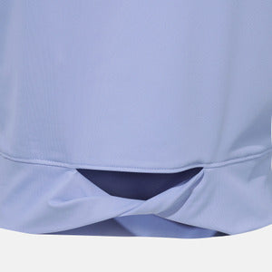 WOMENS SLIM FIT SEMI-CROP TWISTED HALF SLEEVE T-SHIRTS 女士 訓練上衣