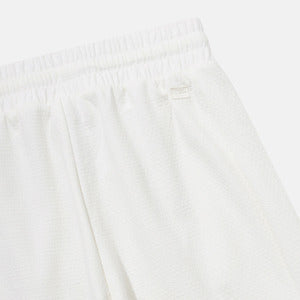 WOMENS SHIRRING EMBOSSED WIDE FIT TRAINING PANTS 女士 運動長褲