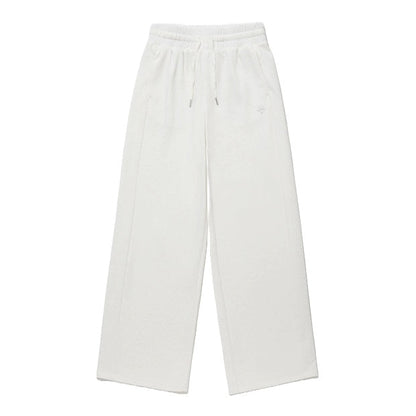 WOMENS SHIRRING EMBOSSED WIDE FIT TRAINING PANTS 女士 運動長褲