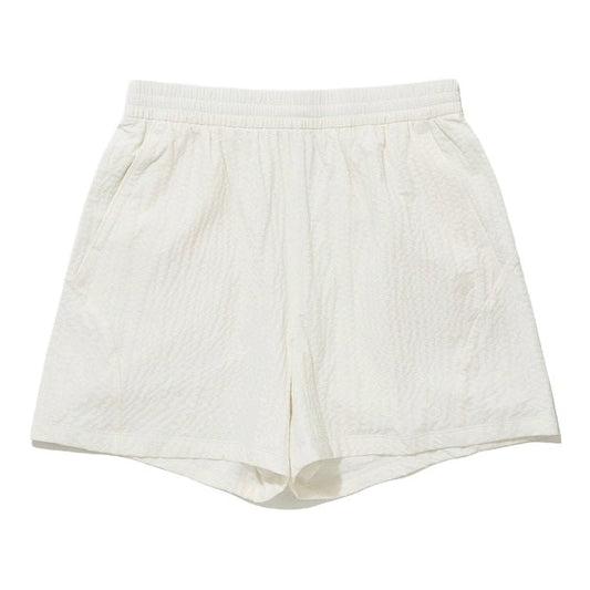 WOMENS CHIFFON WOVEN SHORT WARM-UP PANTS 女士 休閒短褲
