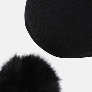 WOMENS SPORTS BASIC POMPOM BALL CAP 女士 運動帽。『可拆式毛球』