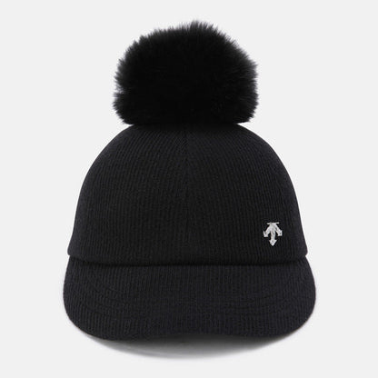 WOMENS SPORTS BASIC POMPOM BALL CAP 女士 運動帽。『可拆式毛球』