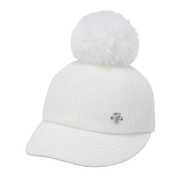 WOMENS SPORTS BASIC POMPOM BALL CAP 女士 運動帽。『可拆式毛球』