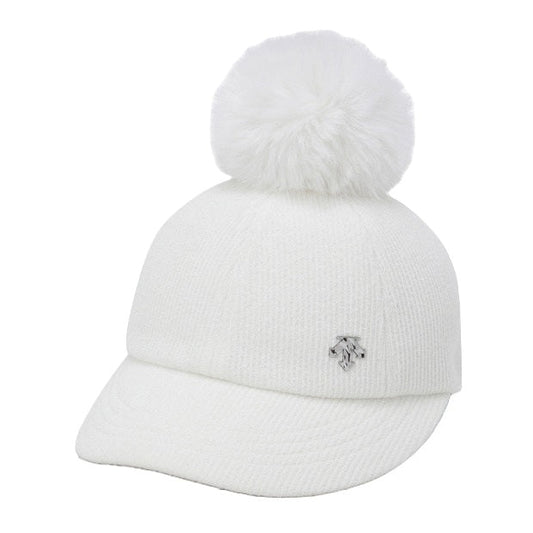 WOMENS SPORTS BASIC POMPOM BALL CAP 女士 運動帽。『可拆式毛球』