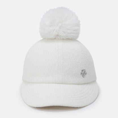 WOMENS SPORTS BASIC POMPOM BALL CAP 女士 運動帽。『可拆式毛球』