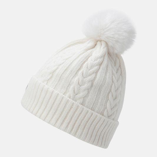 WOMENS SPORTS BASIC POMPOM DETACHABLE BEANIE 女士 毛帽