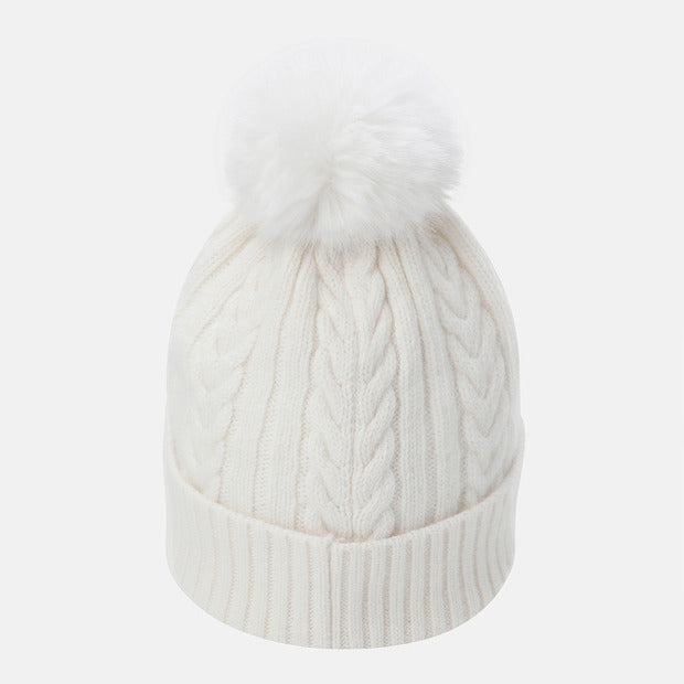 WOMENS SPORTS BASIC POMPOM DETACHABLE BEANIE 女士 毛帽