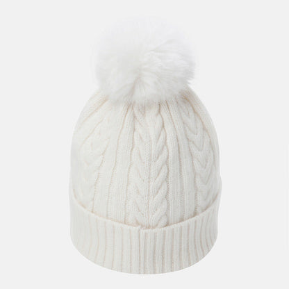 WOMENS SPORTS BASIC POMPOM DETACHABLE BEANIE 女士 毛帽