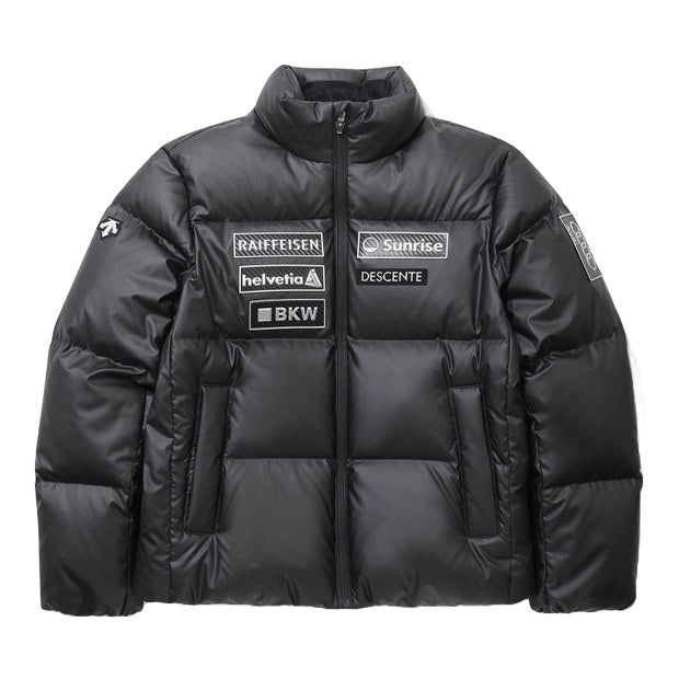 [SWISS SKI] MONOCHROME WAPPEN STAND NECK DOWN JACKET 男士 羽絨外套