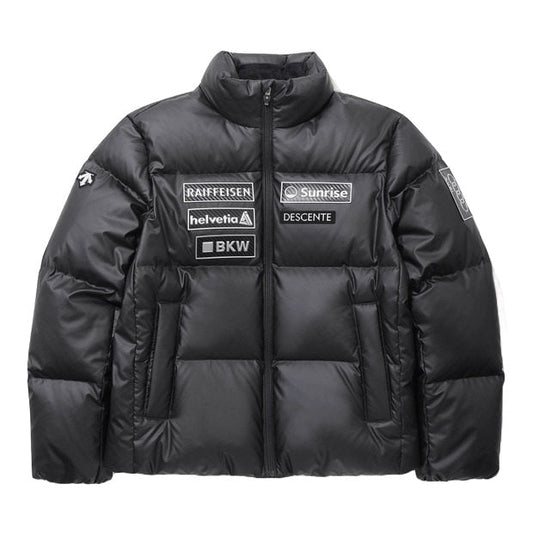 [SWISS SKI] MONOCHROME WAPPEN STAND NECK DOWN JACKET 男士 羽絨外套