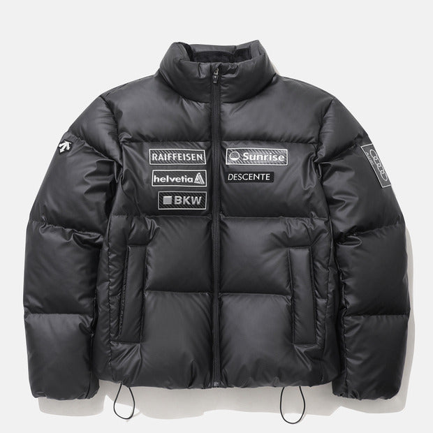 [SWISS SKI] MONOCHROME WAPPEN STAND NECK DOWN JACKET 男士 羽絨外套