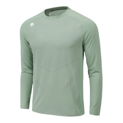 JACQUARD LONG SLEEVE T-SHIRT 男士 訓練長袖上衣