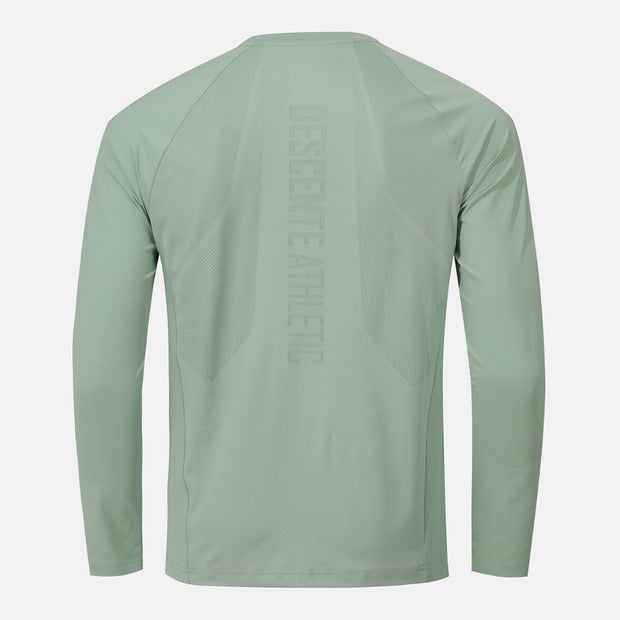 JACQUARD LONG SLEEVE T-SHIRT 男士 訓練長袖上衣