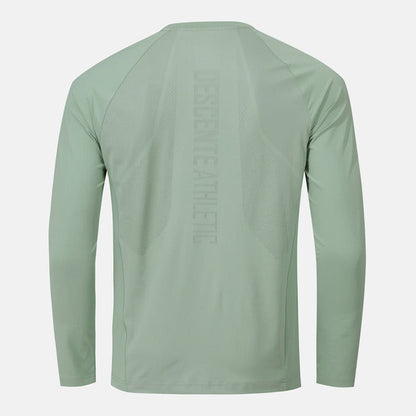 JACQUARD LONG SLEEVE T-SHIRT 男士 訓練長袖上衣