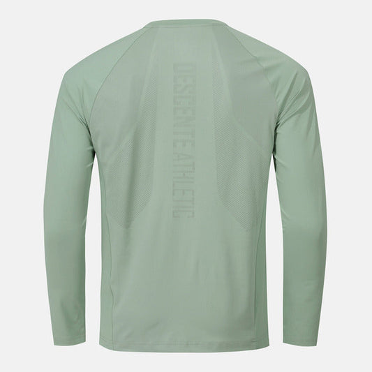 JACQUARD LONG SLEEVE T-SHIRT 男士 訓練長袖上衣