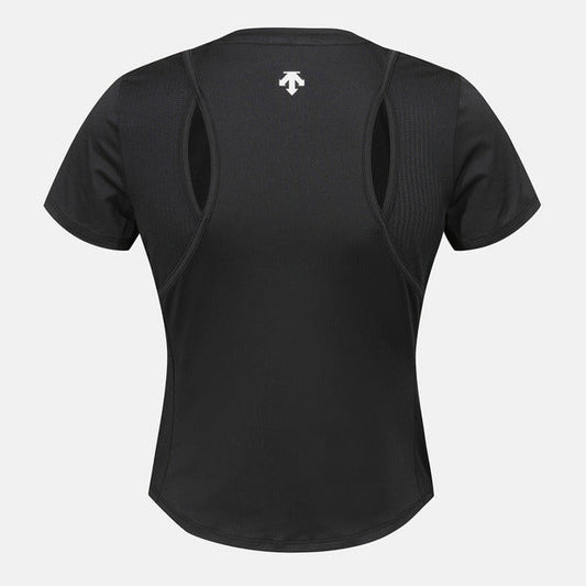 WOMENS SLIM FIT SEMI CROPPED SHORT SLEEVE T-SHIRT 女士 運動上衣