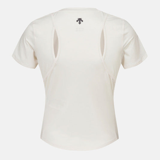 WOMENS SLIM FIT SEMI CROPPED SHORT SLEEVE T-SHIRT 女士 運動上衣