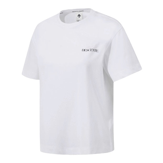 WOMENS COMFORT FIT WORDING GRAPHIC SHORT SLEEVE T-SHIRT 女士 運動上衣