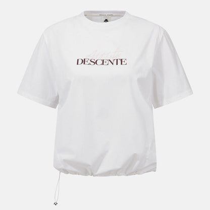 WOMENS COOLING WOVEN SHORT SLEEVE T-SHIRT 女士 運動上衣