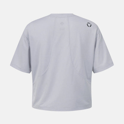 RUNNING WOMENS CROPPED OVER FIT SHORT SLEEVE T-SHIRT 女士 運動上衣