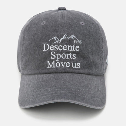 SPORTS BASIC WORDING COTTON BALLCAP 中性 運動帽