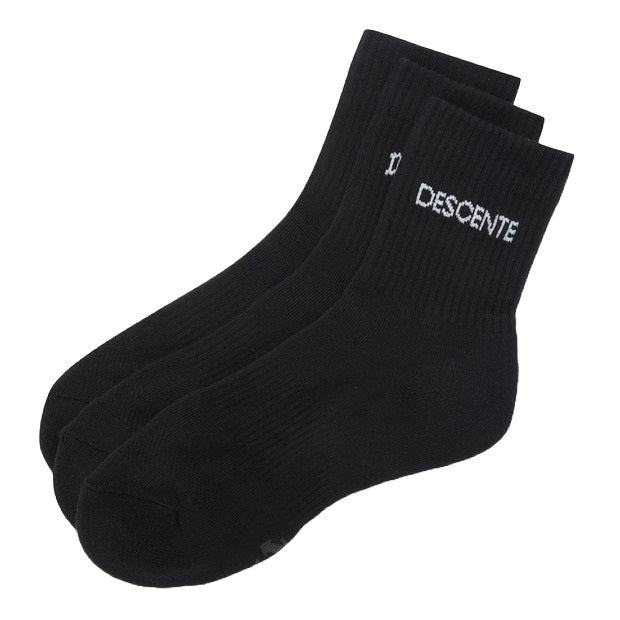 SPORTS BASIC MID SOCKS(3PAIRS 1SET) 中性 運動襪