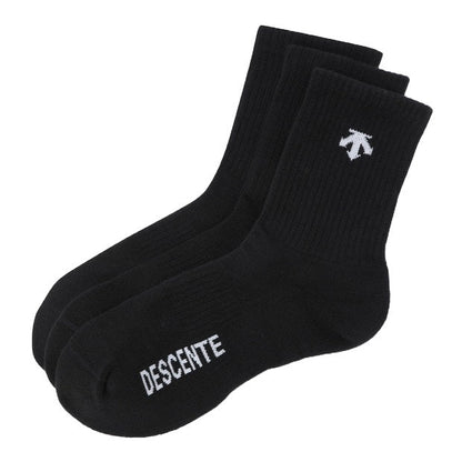 SPORTS BASIC CREW SOCKS(3PAIRS 1SET) 中性 運動襪