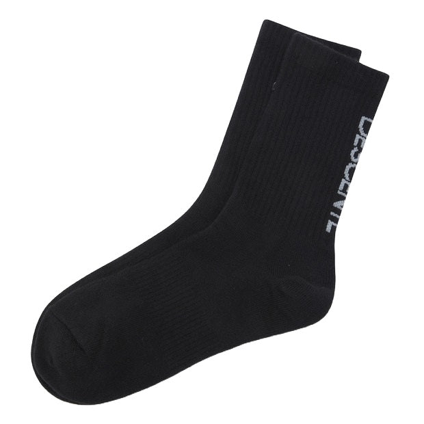 SPORTS BASIC VERTICAL WORDING CREW SOCKS 中性 運動襪